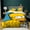 Color2, variant on 3pcs Cartoon The Simp-sons Bedding Set All Season Soft Comfortable Quilt Cover Light-Weight Duvet Cover Set with Zipper Closure