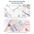 thumbnail image 5 of Four Candies Mechanical Pencils Set, with 0.5 & 0.7mm Lead Refills (HB & 2B), Pastel Erasers & Eraser Refills, 29-Count Pack with Case, Cute Aesthetic Supplies for Writing, Drawing, 5 of 8