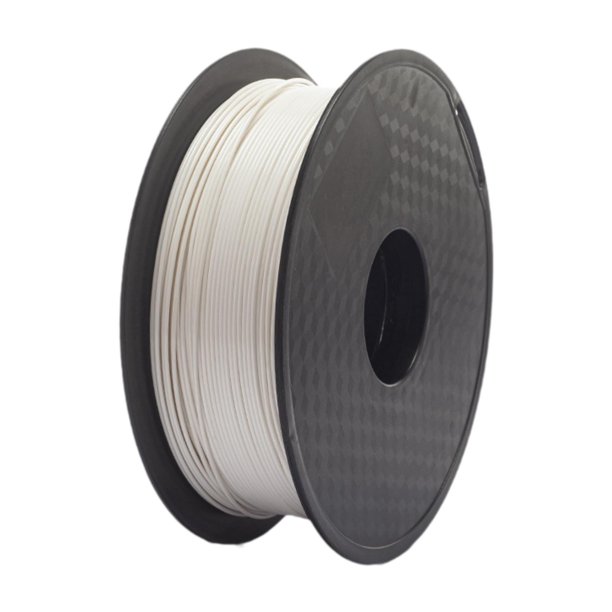 Accesorio de filamento para impresora 3D, resistente a la humedad, compatible con la mayoría de impresoras, gran resistencia. Blanco