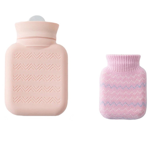 Water Injection Explosion-proof Hot Water Bag Cute Portable Hand Foot Warmer for Female Winter