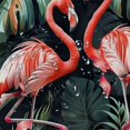thumbnail image 5 of Orinice Tropical Pink Shower Curtains for Bathroom with 12 Hooks Waterproof Flamingo Bathroom Decor Fabric Hot Pink Shower Curtains  69x72, 5 of 7