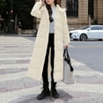 thumbnail image 2 of Vedolay Jackets for Women Casual Jacket Coat Top Outwear Formal Long Coat White,3XL, 2 of 4