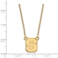 thumbnail image 2 of Ss/Gold Plated Sterling Silver With Gp Logoart North Carolina State U Small Pendant Necklac (18 X 10) Made In United States gp015ncs-18, 2 of 5