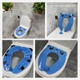 thumbnail image 1 of Matsuzay Asiento de inodoro portátil mejorado con almohadilla antisalpicaduras para niños pequeños Asiento de inodoro de viaje plegable con almohadilla Suministros de limpieza para el hogar No. 4 Matsuzay HA024170-04, 1 of 6