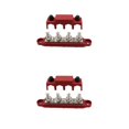 thumbnail image 1 of mmirethe 1/2/3/5 Heavy-Duty Power Distribution Block with Cover Boats Red M10 2PCS, 1 of 1