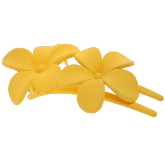 Flower Hair Claw Clips Matte Flower Hair Clips For Women Thin Thick Curly Hair