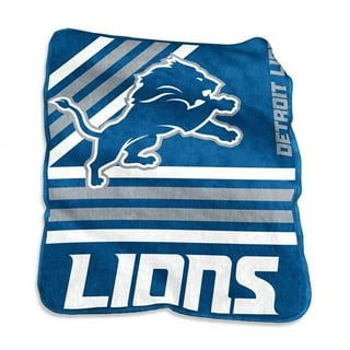 NFL Detroit Lions Helmet Personalized 60x80 Plush Fleece Blanket