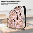 thumbnail image 6 of Jeiento Capybara 17 Inch Lightweight Backpack Set for Elementary Middle School 4-Piece Lunch Bag Pencil Case Water Bottle Holder Large Capacity Schoolbag for Girls, Pink, 6 of 7
