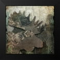 thumbnail image 2 of Sophie 6 12x12 Black Modern Framed Museum Art Print Titled - Gothic Forest Moose, 2 of 5