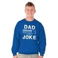 thumbnail image 5 of Dad Joke Loading Corny Father Humor Men's Crewneck Sweatshirt Brisco Brands S, 5 of 6