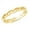 Gold-Tone, variant on Gold-Tone Sterling Silver Braided Eternity Band Ring Size 7