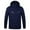 Navy, variant on WREESH Heated Jacket for Men Women Fashion Long Sleeve Hooded Casual Outwear Tops Pockets Zipper Coat Black