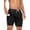Black Grey, variant on Mens Quick Dry 4 Way Swim Trunks with Liner Summer Bathing Suit Size M