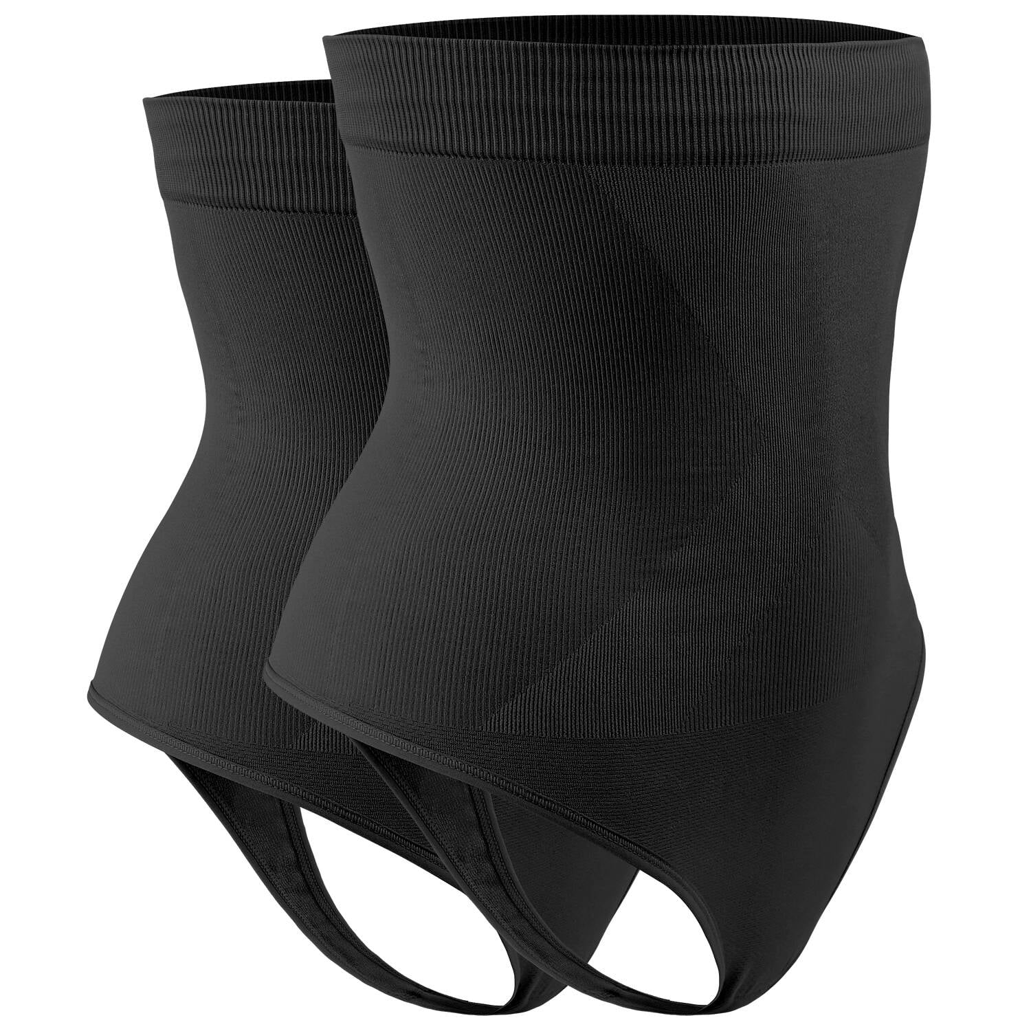 Women High Waist Seamless Body Shaper Briefs Firm Control Tummy Thong