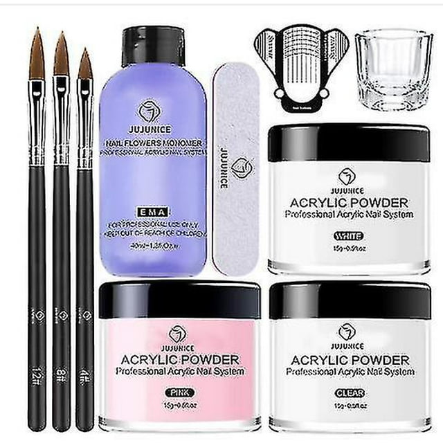 Acrylic Nail Kit Acrylic Powder Set Professional Nails Kit Acrylic Set For Beginners Nail Extension