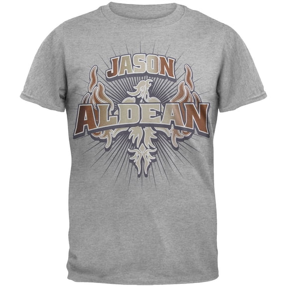 Jason Aldean Men's Phoenix Logo Soft Short Sleeve T Shirt