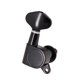 thumbnail image 5 of 6R Negro Calidad  flor de guitarra Parte de cabezas de máquina 2 Yuyangstore Clavijas de afinación de guitarra, 5 of 7
