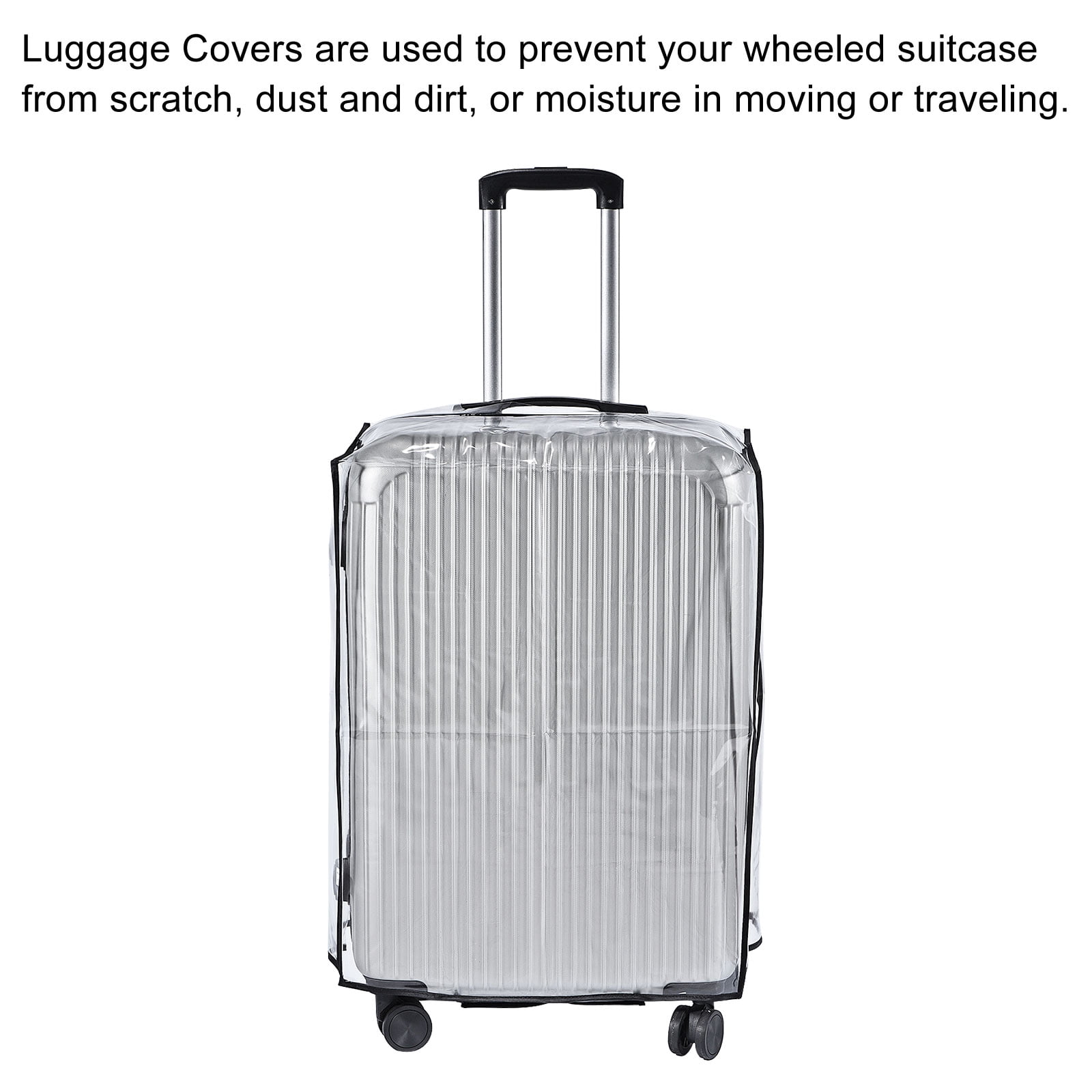 Unique Bargains Luggage Protector for Suitcases with Hook-and-Loop Fastener 24 Inch