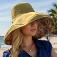 thumbnail image 2 of XINPING Women's Reversible Floral Sun Bucket Hat, Wide Brim UV Protection Beach Vacation Hat with Floral Print , Breathable for Summer and Outdoor Travel, Beach, Hiking & Pool, 2 of 4