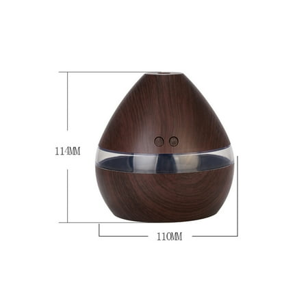 

Fuieoe USB Wood Grain Essential Oil Diffuser LED Aromatherapy Humidifier Atomizer