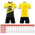 thumbnail image 2 of Camiseta de local para Dortmund 2023-2024 manga corta cuello redondo y pantalón corto de fútbol, 2 of 9