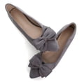 thumbnail image 1 of Zapatos planos SAILING LU para mujer, punta puntiaguda, color gris, talla 9.5, 1 of 7