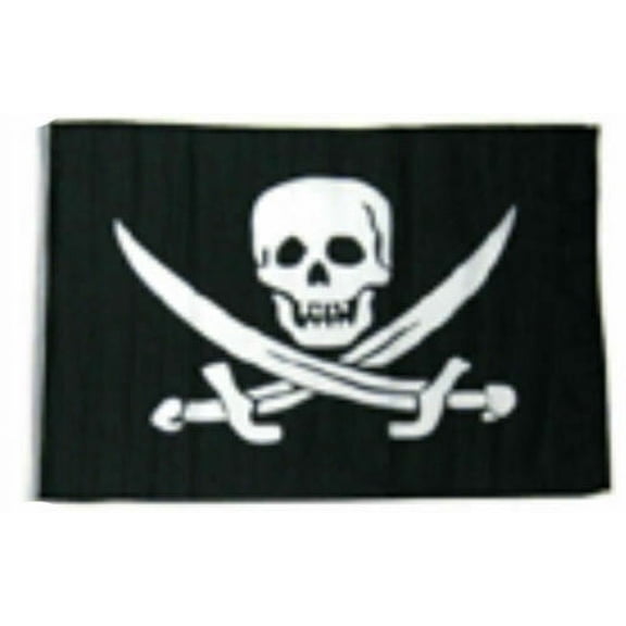 12x18 12"x18" Jolly Roger Pirate Calico Jack Rackham Sleeve Flag Garden