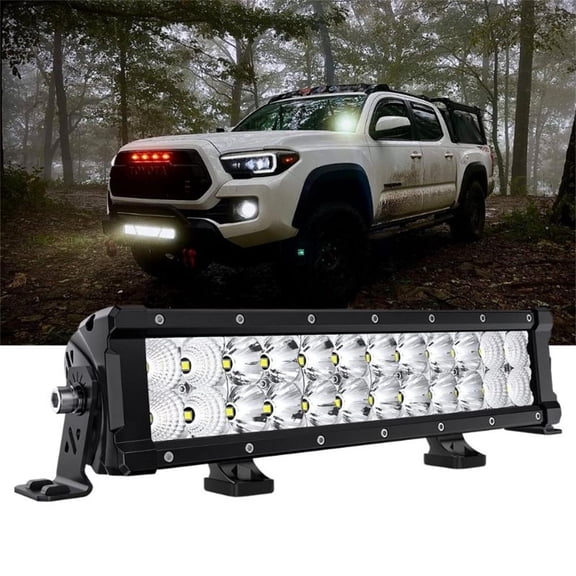 13.5" Led Light Bar 120W Flood Spot Combo Beam 14400LM Osram P8/5W Chips Offroad Lighting Led Driving Light for Pickup Truck SUV ATV UTV Boat 4x4 Jeep