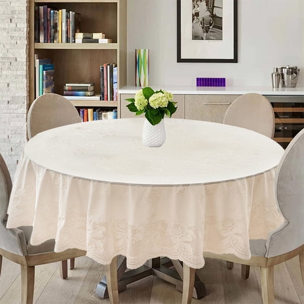 Mantel de PVC rectangular impermeable para mesa de comedor | Funda lavable y a prueba de derrames para mesa de picnic | Decoración para fiestas en interiores y exteriores