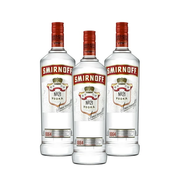 Pack De 3 Vodka Smirnoff 1Lt