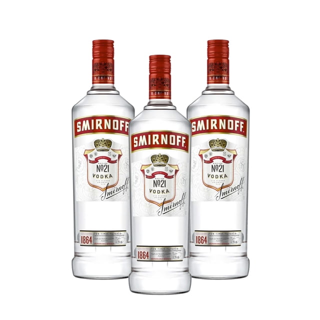 Pack De 3 Vodka Smirnoff 1Lt
