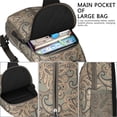 thumbnail image 4 of Paisley Crossbody Sling Backpack for Men - Womens Fashion Sling Bag with Adjustable Shoulder Straps for Travel Hiking Chest Bag Daypack Anti-theft Purse, 4 of 6