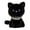 Black, variant on Creative Adorable Plush Toys for Kids - Soft Stuffed Animals, Perfect for Holiday Gifts, Birthday Presents, and Companionship