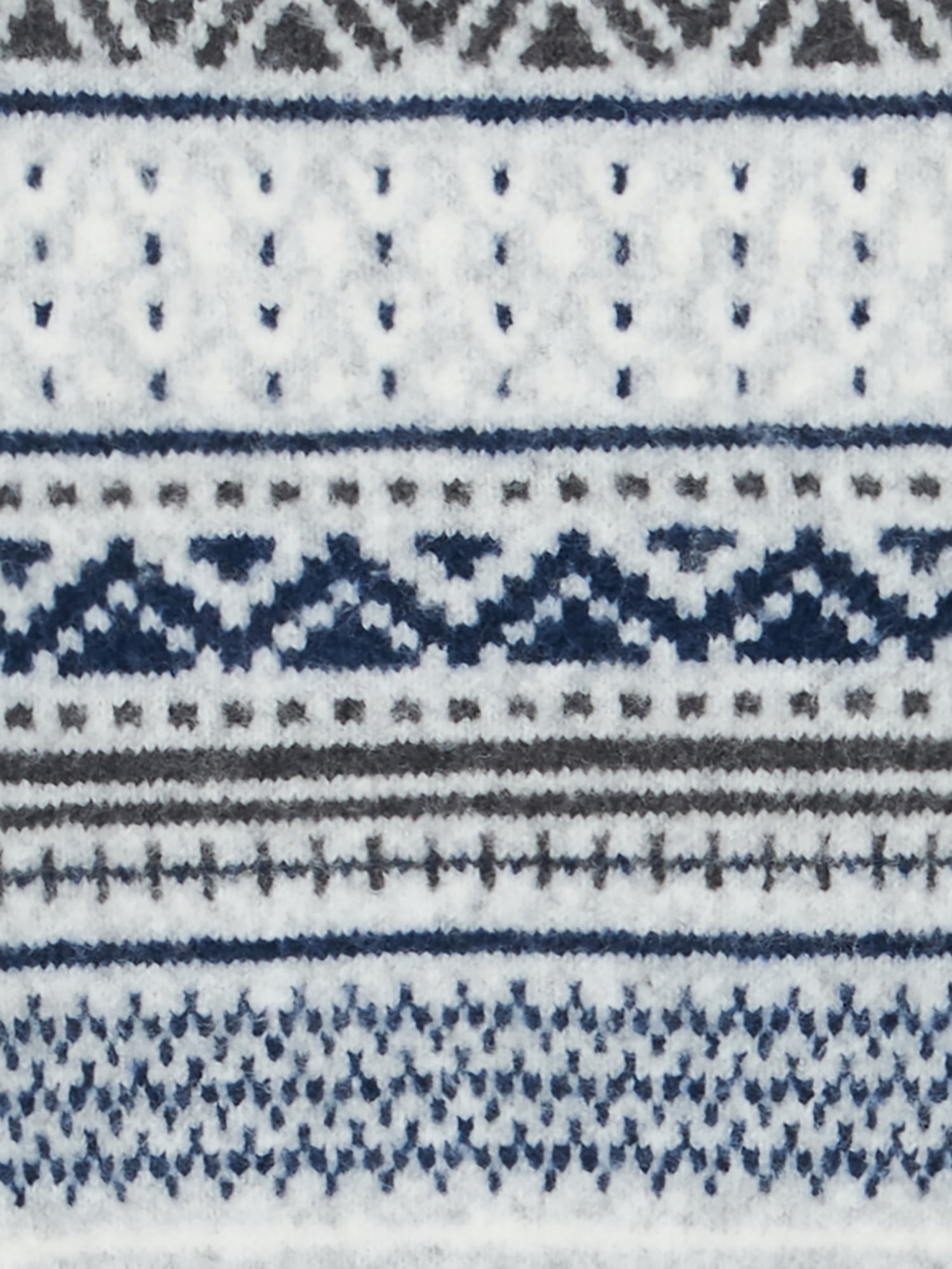 Wonder Nation Boys Fair Isle Sweater with Long Sleeves, Sizes 4-18