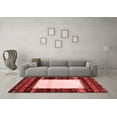 thumbnail image 3 of Ahgly Company Indoor Rectangle Abstract Red Contemporary Area Rugs, 5' x 7', 3 of 4