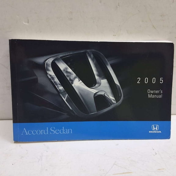 Pre-Owned 2005 Honda Accord Sedan Owner's Manual