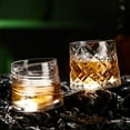 thumbnail image 6 of CIYISON Whiskey Glasses 2pcs Tumbler Household Tabletop Decoration Container for Women Men Romantic Dinner Drink Container, 6 of 20