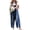 Dark Blue, variant on Loose Fit Loose Leg Sleeveless Overalls Women's