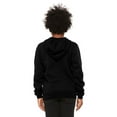 thumbnail image 2 of Bella Canvas Youth Sponge Fleece Pullover Hooded Sweatshirt, M, Black, 2 of 2