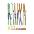 thumbnail image 4 of Telluride, Colorado, Skis in Snow (1000 Piece Puzzle, Size 19x27, Challenging Jigsaw Puzzle for Adults and Family, Made in USA), 4 of 4