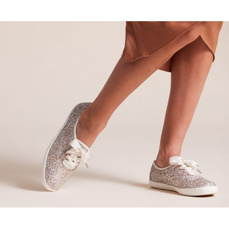 Keds Keds x kate spade new york Champion Glitter Sneaker Women Rose Gold Multi Walmart