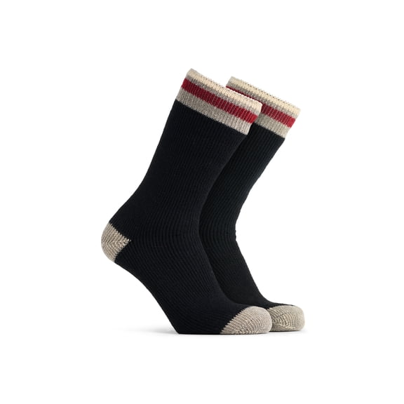 Polar Heat Nanuuq Men 2 Pack Premium Heat Socks Black/Red