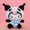 Kuromi, variant on Kawaii Cinnamoroll Kuromi Melody Plush Doll 13.7", Panda Stuffed Animal Pillow, Perfect Gift for Girls Children Fans