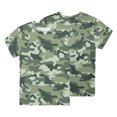thumbnail image 4 of Bobifish Toddler Boys T‑Shirt Short Sleeve Crewneck Green Camouflage All‑Over Print Tee, 4 of 6