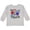 AC-Heather Grey, variant on Inktastic 4th of July Red, White and Blue Sweetie Cupcakes and Stars Boys or Girls Long Sleeve Toddler T-Shirt