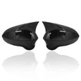 thumbnail image 1 of Glossy Black / Carbon Fiber Rearview Wing Mirror Covers Caps For Seat Leon MK2 1P Ibiza MK4 6J 2008-2017 Mirror Case Cover, 1 of 5