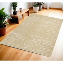 4' X 6' Tan Geometric Area Rug