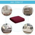 thumbnail image 6 of Eurhowing Outdoor Chair Cushion Covers 2Pcs, Waterproof Stretch Seat Cushions Slipcovers, Chair Seat Furniture Protector for Patio, Burgundy, 6 of 9