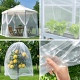 thumbnail image 3 of BURMONG Garden Netting 80 Mesh Ultra Fine 8x10ft (2.5x3M), Pest Barrier Bug Bird Mesh Net, UV Resistant PE Row Cover, Reusable Plant Protection Net for Raised Beds Vegetables Fruits Flowers Trees, 3 of 6
