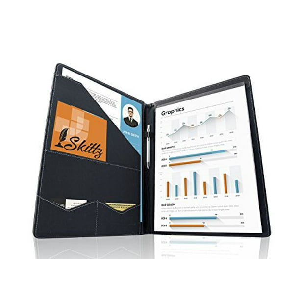Skittz Portfolio Folder Interview Legal Padfolio Leather Doent Organizer Com - Interview Portfolio Leather Skittz Portfolio Folder Interview Legal Padfolio Leather Doent Organizer Com - Interview Portfolio Leather